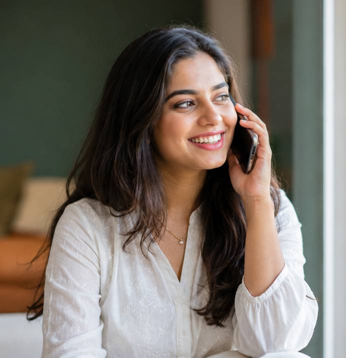 Person on a wellness call
